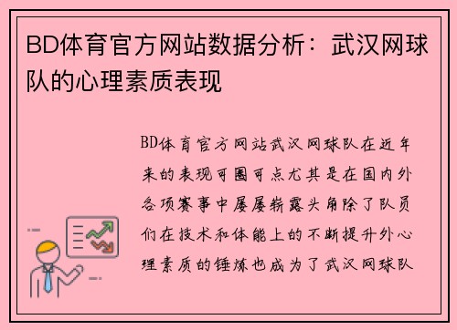 BD体育官方网站数据分析：武汉网球队的心理素质表现